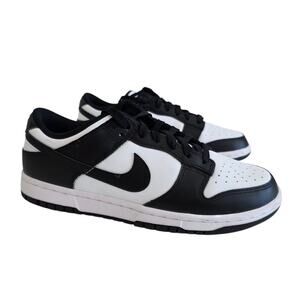 Nike Women's Size 9.5 Dunk Low Sneakers Panda Black & White (2021) DD1503-101